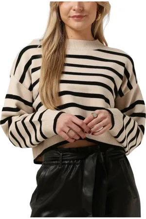 Neo Noir Truien, Dames, , L, Gestreept Gebreide Blouse Rebekka