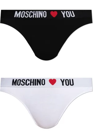Moschino Ondergoed, Dames, Veelkleurig, M, Katoen, Logo string