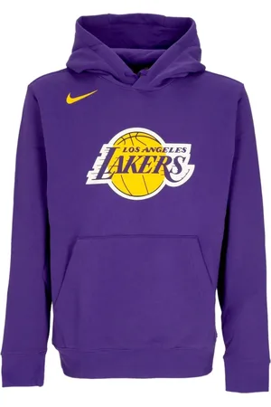 Nike Sweatshirts & Hoodies, Heren, Paars, XL, Katoen, Los Angeles Lakers Club Hoodie