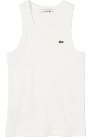 Lacoste Tops, Dames, Wit, XS, Witte T-shirts en Polos