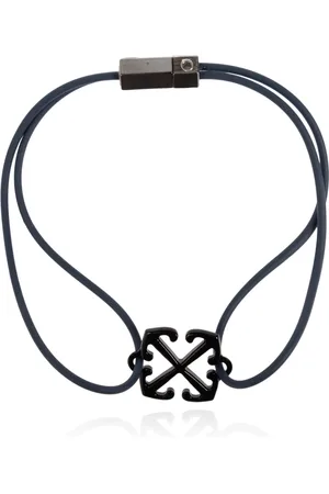 OFF-WHITE Accessoires, Heren, Zwart, L, Logo Armband
