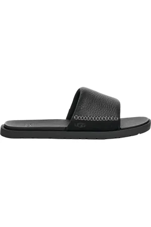 UGG Schoenen, Heren, Zwart, 44 EU, Seaside II-slipper Pantoffels Zwart