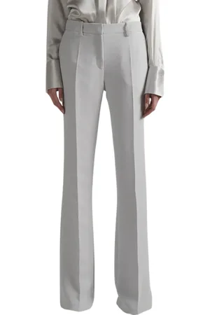 BARBARA BUI Broeken, Dames, Grijs, L, Stijlvolle Broek voor Vrouwen