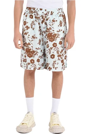 LANEUS Korte broeken, Heren, Veelkleurig, S, Fantasie Viscose Bermuda Shorts