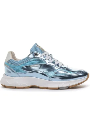 Floris van Bommel Schoenen, Dames, Blauw, 40 EU, Daysy Sneakers Sfw-10101