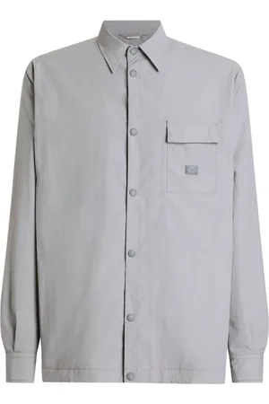 Dolce & Gabbana Jassen, Heren, Grijs, L, Stijlvolle jas voor mannen