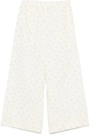 By Malene Birger Broeken, Dames, Wit, M, Elegante Broek voor Vrouwen