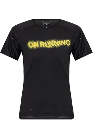 On Running Sport, Dames, Zwart, S, Polyester, Training T-shirt met Logo