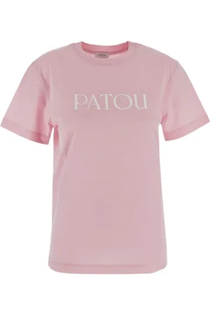 Patou Tops, Dames, Roze, M, Logo T-shirt