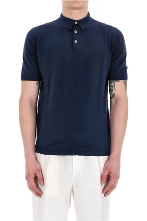 ELEVENTY Tops, Heren, Blauw, 2Xl, Katoen, Blauwe T-shirts en Polos