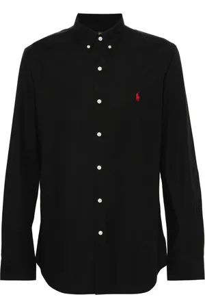 Ralph Lauren Overhemden, Heren, Zwart, S, Zwarte Sport Polo Shirt