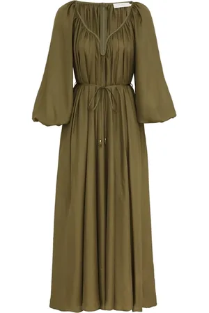 ZIMMERMANN Kleedjes, Dames, Groen, M, Elegante Jurk E25