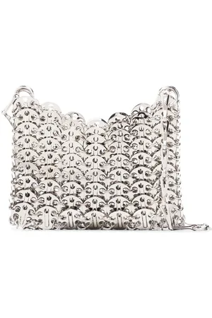 Paco rabanne Tassen, Dames, Grijs, ONE Size, Nano Tas