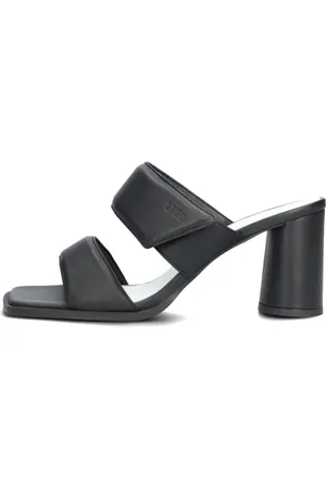 Nubikk Schoenen, Dames, Zwart, 39 EU, Leer, Norah Jones Muiltjes met Hak