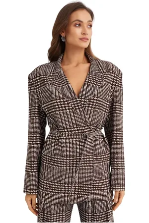 Norma Kamali Jassen, Dames, Grijs, S, Polyester, Oversized Blazer