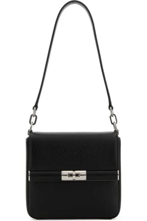 Dolce & Gabbana Tassen, Heren, Zwart, ONE Size, Marlene Zwarte Leren Crossbody Schoudertas