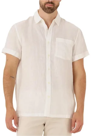 Scotch&Soda Overhemden, Heren, , S, Linnen, Heren Linnen Overhemd Casual Stijl