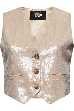 Silvian Heach Jassen, Dames, , 2Xs, Pailletten, Vest met pailletten