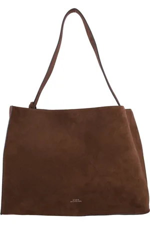 STUDIO NICHOLSON Tassen, Dames, Bruin, ONE Size, Leer, Reflecterende Tote Tas