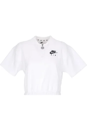Nike Tops, Dames, Wit, L, Katoen, Air Pique Polo