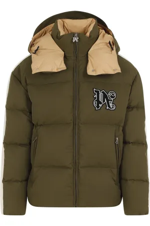 Palm Angels Jassen, Heren, Groen, L, Katoen, Groene Jas