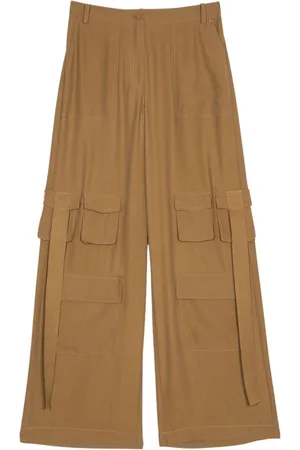 ACTITUDE Broeken, Dames, Bruin, XS, Katoen, Cargo Broek voor Vrouwen