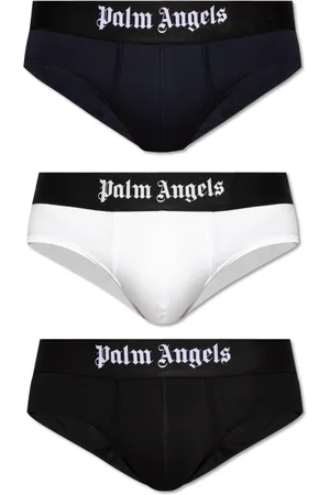 Palm Angels Ondergoed, Heren, Veelkleurig, S, Katoen, Drie-pack boxershorts met logo