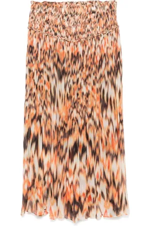 Isabel Marant Rokken, Dames, Oranje, M, Oranje Roland Rok