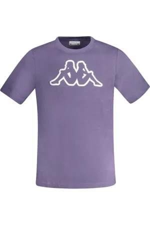 Kappa Tops, Heren, Blauw, L, Katoen, Blauw Katoenen Crew Neck T-Shirt