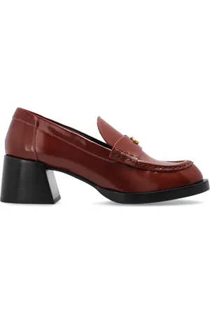 Coach Schoenen, Dames, Bruin, 39 1/2 EU, Leer, Hoge Hakken Natalie