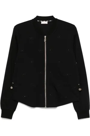 Liu Jo Sweatshirts & Hoodies, Dames, Zwart, M, Stijlvolle Nero Sweatshirt voor Vrouwen
