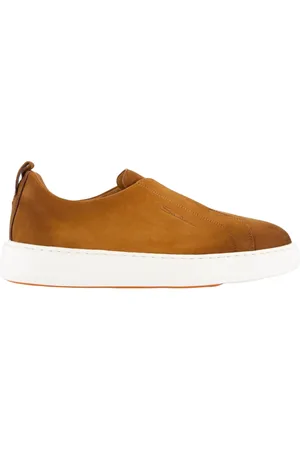 santoni Schoenen, Heren, Bruin, 40 EU, Nubuck Sneaker voor Heren