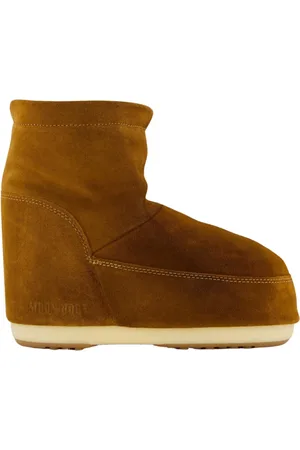 Moon Boot Schoenen, Dames, Bruin, 36 EU, Icon Low No Lace Bruine Winter Boots