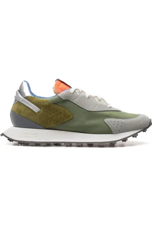 RUN OF Schoenen, Heren, Veelkleurig, 44 EU, Leer, Sneaker Start M