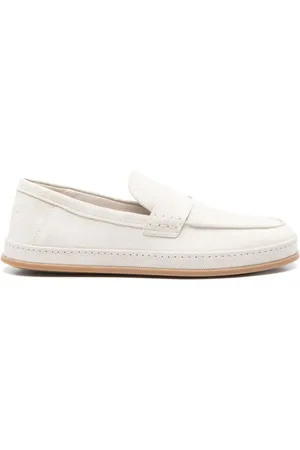 Hogan Schoenen, Heren, , 45 EU, Leer, Sandalen met Verhoogde Naaddetails