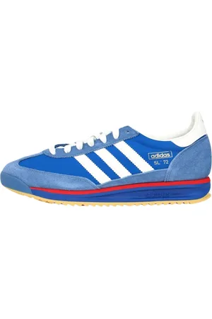 adidas Schoenen, Heren, Blauw, 45 1/3 EU, Leer, Sl 72 Sneakers