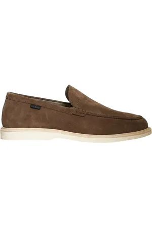 Hogan Schoenen, Heren, Bruin, 44 EU, Suède, Suède Loafer