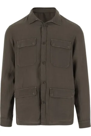 HERNO Jassen, Heren, Bruin, M, Militair Groene Jas