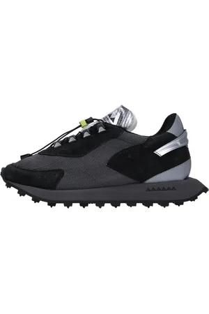 RUN OF Schoenen, Dames, Zwart, 37 EU, Polyester, Sneakers Zwart
