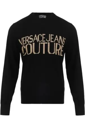 VERSACE Sweatshirts & Hoodies, Heren, Zwart, M, Sweaters