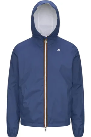 K-Way Jassen, Heren, Blauw, XL, Blauwe Fiord Jas