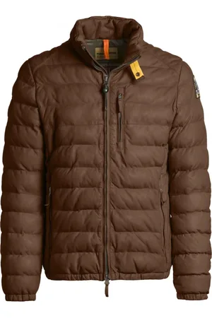 Parajumpers Jassen, Heren, Bruin, S, Modern Lederen Jas