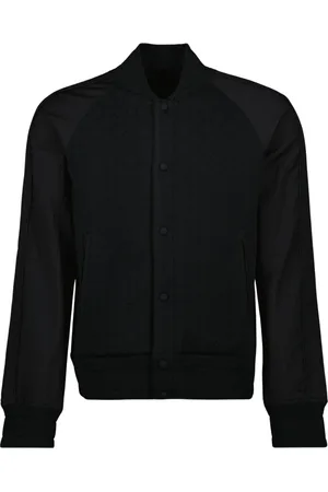 Givenchy Jassen, Heren, Zwart, M, Wol, Varsity Jack Lente-Zomer 2025