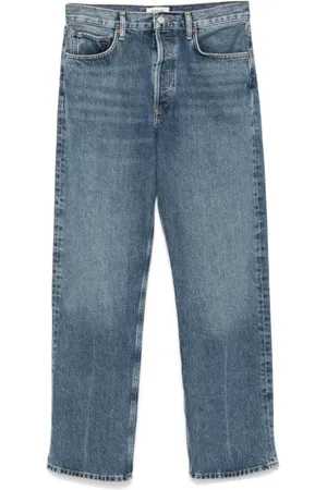 AGOLDE Jeans, Dames, Blauw, W27, Denim, Indigo Blauwe Denim Jeans