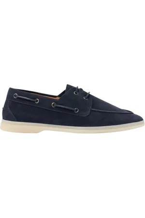 Scarosso Schoenen, Heren, Blauw, 41 1/2 EU, Suède, Blauw Suède
