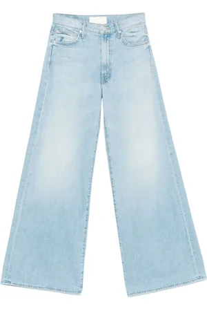 Mother Jeans, Dames, Blauw, W28, Heldere Blauwe Stijlvolle Jeans