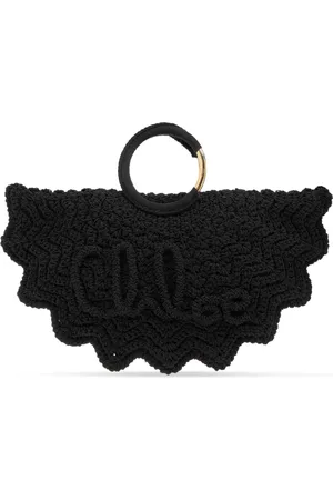 Chloé Tassen, Dames, Zwart, ONE Size, Leer, Handtas Armband Paravent Klein