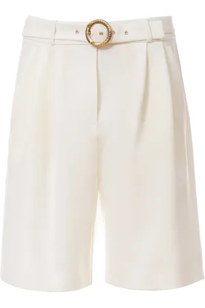 Roberto Cavalli Korte broeken, Dames, Wit, L, Shorts