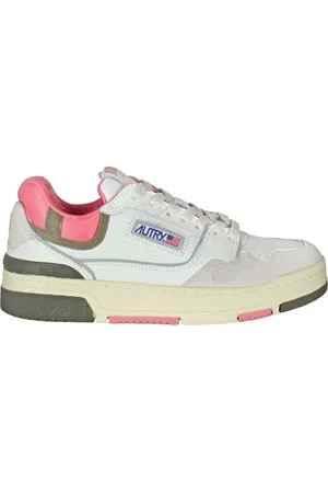 Autry Schoenen, Dames, Veelkleurig, 37 EU, Leer, Lage leren sneakers