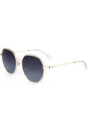 Polaroid Accessoires, unisex, Geel, ONE Size, Gouden Roestvrijstalen Zonnebril